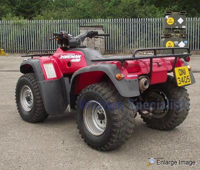 Honda 400cc quad bike #6