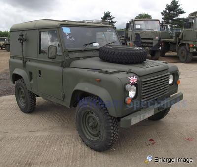 Land Rover 90 Hard Top FFR - MOD Sales, Military Vehicles & Used Ex MOD ...